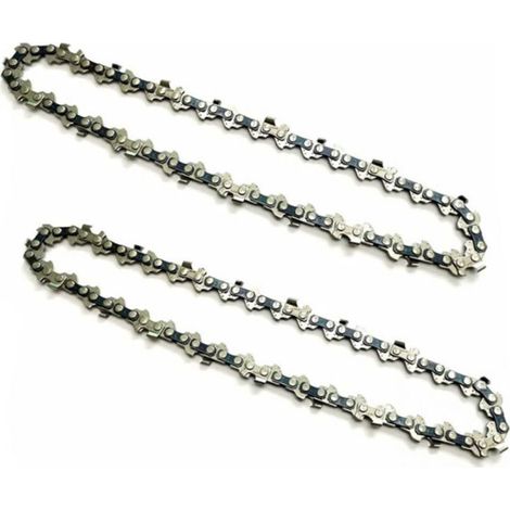 catene da 6 pollici per mini motosega ricaricabile a mano, passo catena 1/4, calibro catena 0,043/1,1 mm, maglie di trasmissione 37DL, lunghezza di taglio utilizzabile 15 cm (1/4)