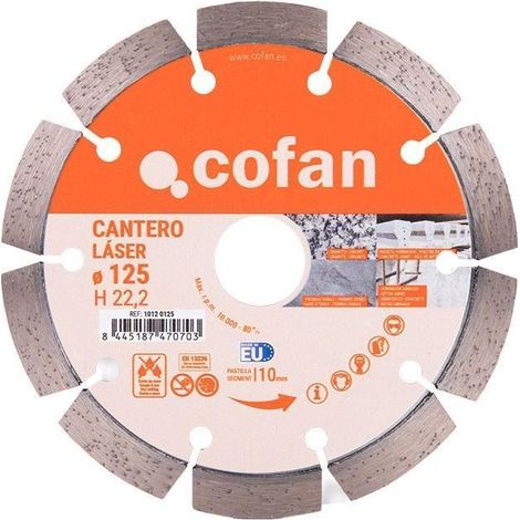 Disco diamante cantero 125mm para corte preciso (1/5)