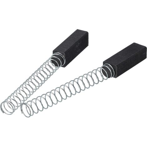 vhbw 2x escobilla 6,4 x 7,9 x 25 mm compatible con Ondal secador de pelo negro