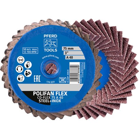 PFERD Schleifscheibe COMBIDISC CDR-FLEX 75 A 120 10 Stk (1/5)