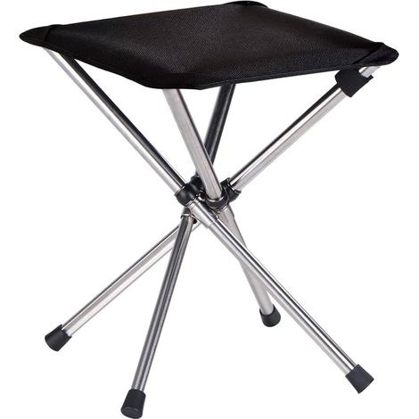 Tabouret de camping - Petite chaise pliante - Tabouret pliant léger - Tabouret compact avec sac de transport (1/3)