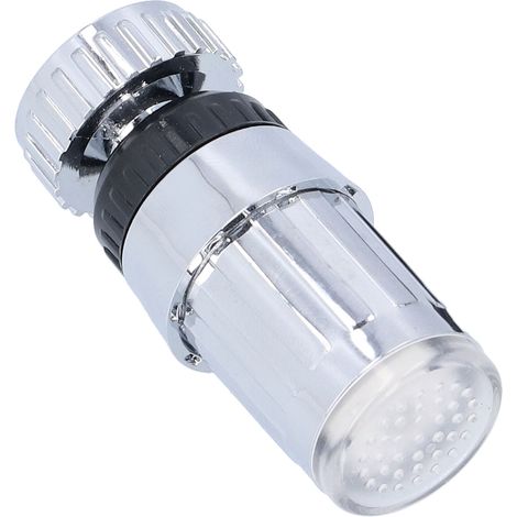LD8001-B6 LED-beleuchtete Duscharmatur, 3 Farbtemperatureinstellungen, 360° drehbarer Duschkopf, Duschbeleuchtung für Zuhause, thermostatische Steuerung (1/5)