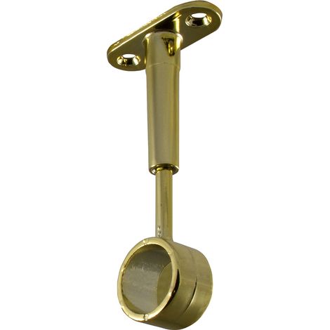 Supporti ciechi per tubo tondo - ottonato - 2 pz.