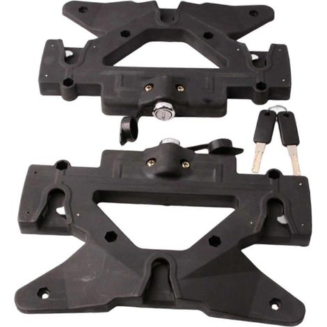Support de sacoche latérale générique pour moto, gain de place (1/5)
