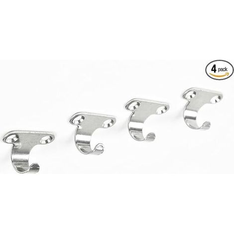 Leichte Edelstahl-Universalhaken, korrosionsbeständig, für Boote, Hängematten, Marine (4er-Pack) (1/3)