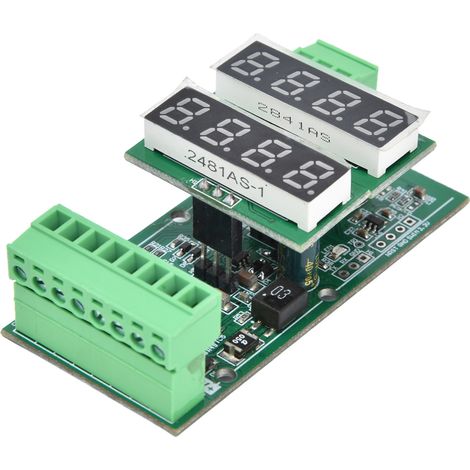 Module transmetteur de température 1, type K 1, TP100, module d'acquisition de température avec affichage numérique (base non incluse). (1/5)