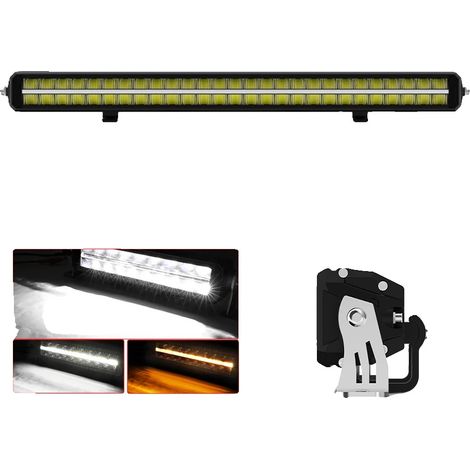 Barra luminosa, angolo del fascio combinato, impermeabile IP68, 32 pollici con cavo DT (1/2)
