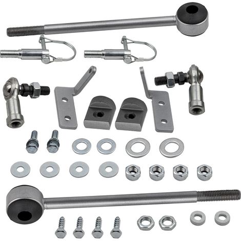Quick Disconnect Front Sway Bar Links for Jeep Cherokee XJ w/4-6" 84-01 VorneQuick Disconnect Front Sway Bar Links for Jeep Cherokee XJ w/4-6" 84-01 Vorne (1/5)