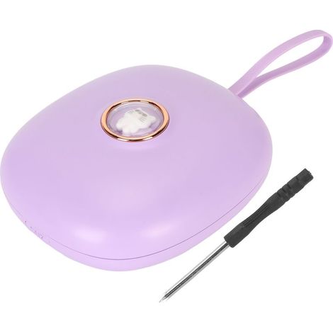 Réveil numérique vibrant Portable LED électronique pour les gros dormeurs étudiants enfants lilas violet (1/5)