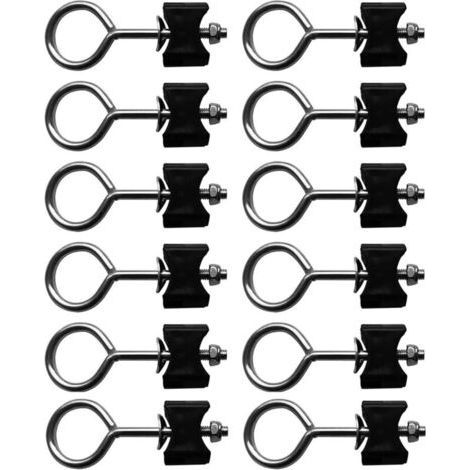 12 Pieces Trampoline Screws, Trampoline Accessories Screws, Replacement Screws for Trampolines, Trampoline Stability Tool, Trampoline Screw Set for Kids, Screws for Trampol Stakes (1/5)