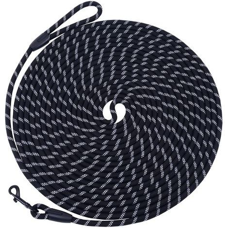 Laisse longue réfléchissante pour chats 15,2 m. Longue durée de vie. Laisse sûre pour chatons, chiots, lapins et petits animaux. (1/4)