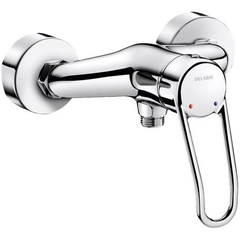 Mitigeur de douche à levier unique Delabie, poignée à levier, raccords standard en S (1/2)
