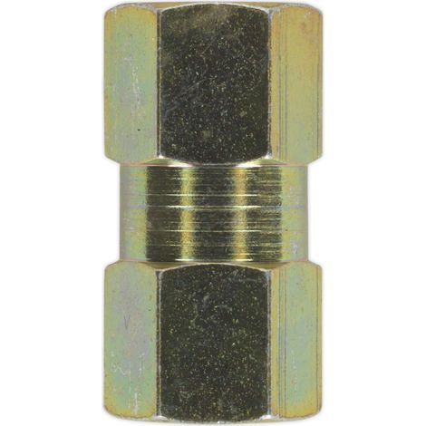 Sealey Female to Female Brake Tube Connector M10 x 1mm - Pack of 10 BC10100F (1/2)
