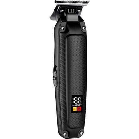 Professioneller Herrenhaarschneider, Trimmer und Haarschneidemaschinen-Set, Präzisionsstahlklingen, LCD-Display, kabellos. (1/5)