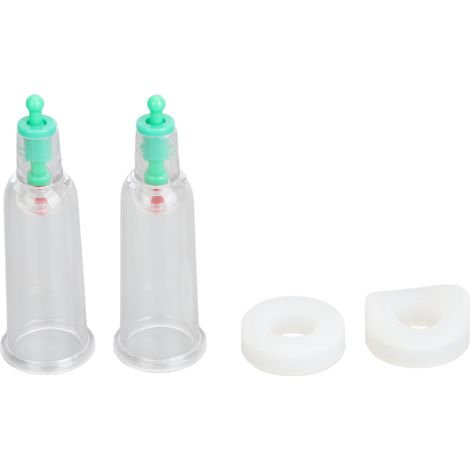 2 ventouses thérapeutiques pour doigts, avec anneaux plats en silicone pour coude, massage profond à vide au bout des doigts (1/5)