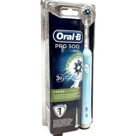 Braun Oral-B Pro 500 Cross Action Elektrische Zahnbürste mint"-"183754738