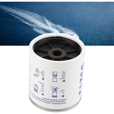 Filtre Séparateur Eau-Carburant Acier Inoxydable Anticorrosion S3213 pour Bateau à Moteur et Yacht (1/5)