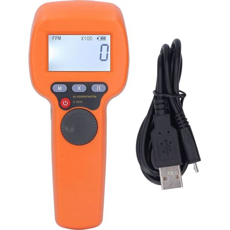 Stroboscope à affichage numérique LCD, tachymètre Flash LED 1500LX 60 à 99999 tr/min, outil DT10S (1/5)