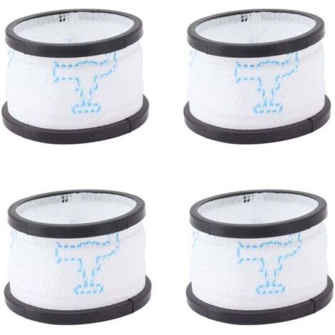 Lot de 4 Filtres de Rechange pour Aspirateur INSE S600 S6P S6, Cartouches Filtrantes Réutilisables Lavables, Filtres à Mailles de Mise à Niveau à Forte Adsorption, Accessoires
