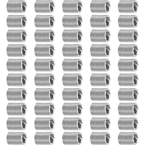 Kit de réparation de trous de vis en acier inoxydable avec 50 inserts filetés (unité US 2-563D) (1/5)