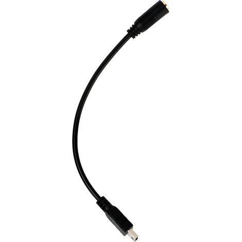 Câble adaptateur mini USB vers prise audio triphasée 3,5 mm pour microphone et appareil photo (1/5)