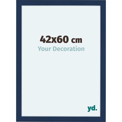 yd. - Cadre photo 42x60 - Bleu Fonce Patine - MDF - Como (1/5)