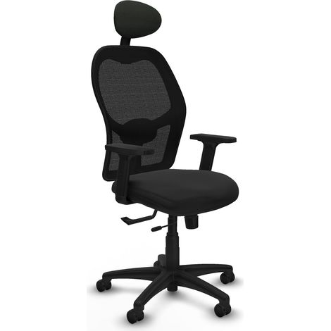 Sedia da ufficio piqueras y crespo ergonomica nera rete (1/2)