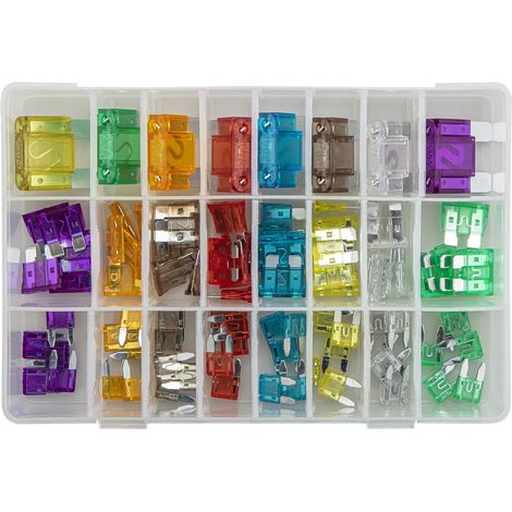 Kit di fusibili per auto, scatola, 88 pezzi, 3 tipi (1/5)