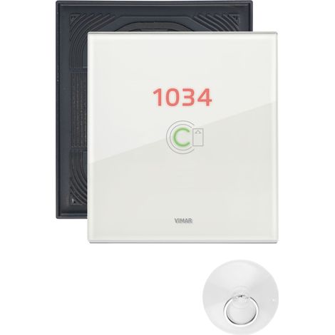 VIMAR - 0K21666.70.03 Placa de diamante blanca transparente 3M IP55