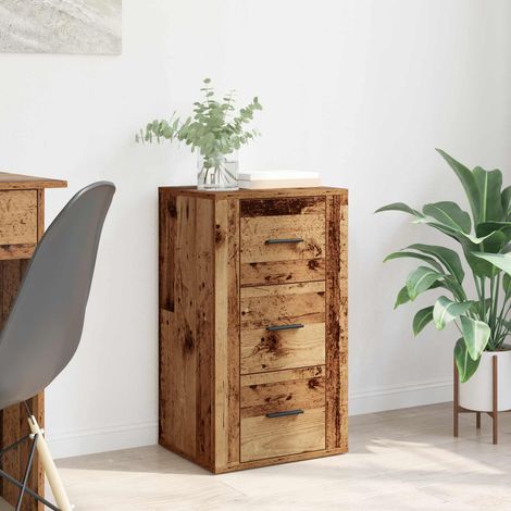 vidaXL Buffet Bois ancien 40 x 33 x 70 cm Bois d'ingénierie (1/5)