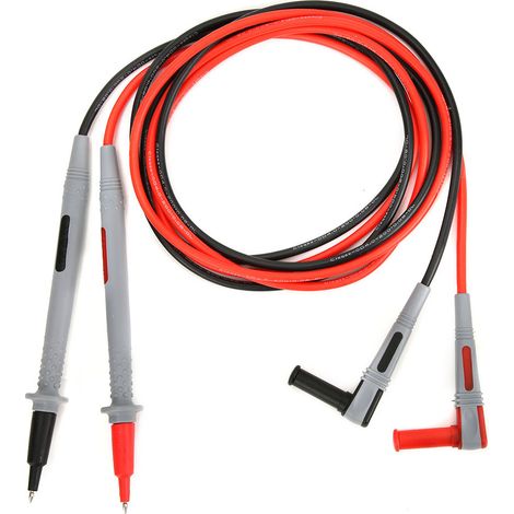 Câble de test universel P1505 150cm 1000V/10A avec sonde en cuivre, aiguille en silicone, pour multimètre (1/5)