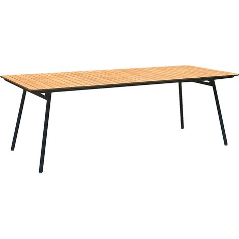 Cleveland Gartentisch Teak, schwarz.