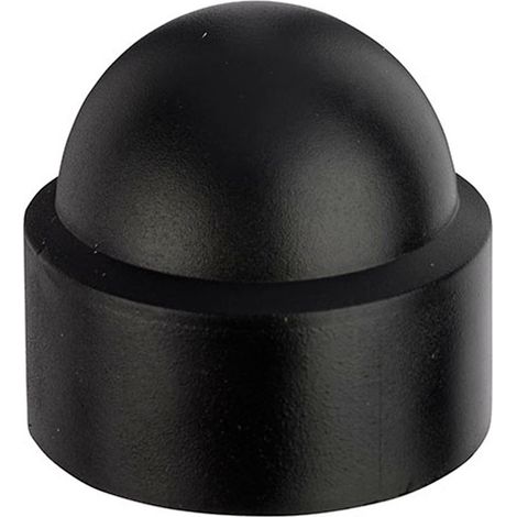 Black Plastic Cover Caps M5 - Box of 100 (1/2)
