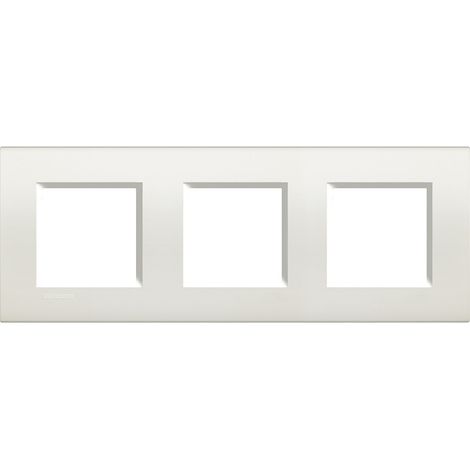 Piatto quadrato Livinglight bianco 2 x 3 moduli LNA4802M3BI