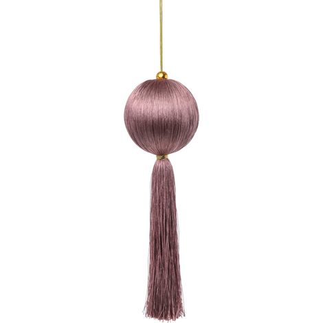 ARPIMEX Sfera Natale con Decoro 9 ,5 x 9,5 x 30 Cm Mauve
