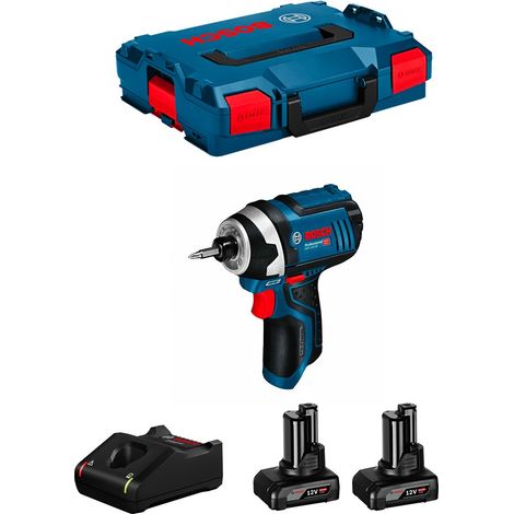 Visseuse à Chocs BOSCH GDR 12V-105 (2 x 6,0 Ah GAL12V-40 L-Boxx 102) (1/5)