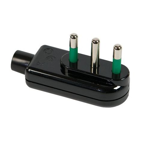 SPINA MOBILE RIBASSATA FME - NERO 2P+T 10A- 10 pezzi