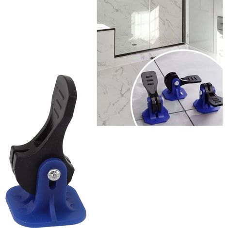 [Regla para azulejos] Juego de sistema de colocación de azulejos con 50 abrazaderas en T reutilizables para pared y suelo [Juego de 50 piezas, material plástico] (1/5)