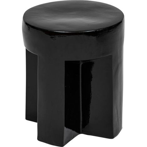 Table d'appoint Kriz 41 x 34 x 34 cm Noir (1/4)