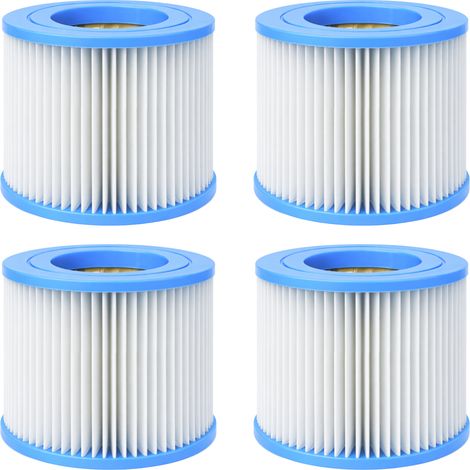 Cartouche Filtre Spa Type S1 [Lot 4] Compatible Intex 29001E / 29011E PureSpa - 7,3 x 10,4 cm Phonillico® (1/5)