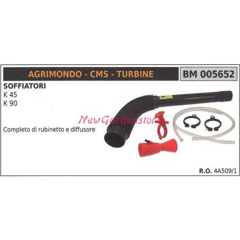Kit rubinetto e diffusore soffiatore K 45 90 AGRIMONDO 005652