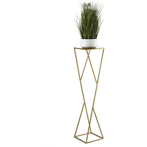 Supporto per fiori moderno LOFT, color oro, 100 cm