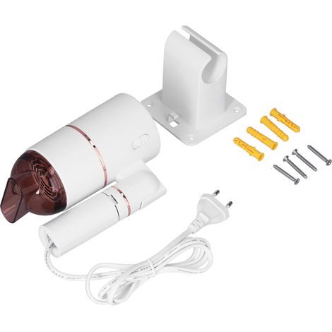 Sèche-cheveux pliable multifonction ions négatifs trois vitesses, blanc, prise EU 220V, appareil électroménager de bureau (1/5)