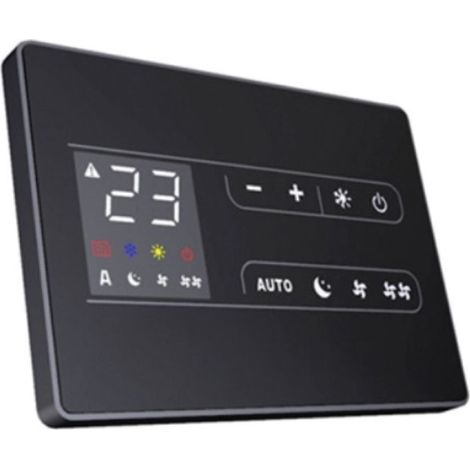 INNOVA - COMANDO A MURO SMART-TOUCH NEW NERO CON SENSORE UMIDITA' EEA649II