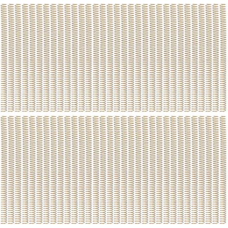 100 spirales de reliure, diamètre 16 mm, 48 anneaux, pas de 4:1, capacité 140 feuilles, reliure spirale A4, dorées (1/4)