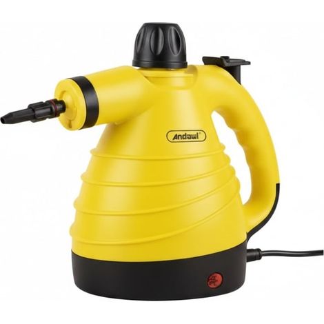 TRADE SHOP - Pulitore A Vapore Portatile 1200w Da 13 Pezzi Per Pulizia Igiene Casa Veicoli Q-gt560 - (1/4)