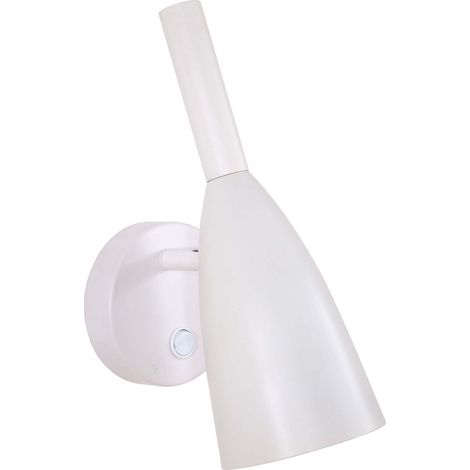 Applique Solin blanche 1xE14 métal Light Prestige IP20