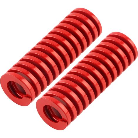 ressorts de matrice de moule à charge moyenne, diamètre extérieur 30 mm, diamètre intérieur 15 mm, rouges (TM3090mm)