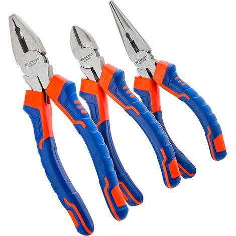 Set di 3 pinze, 160 + 160 + 200 mm
