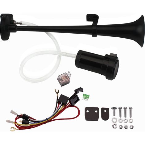 Klaxon Camion 12v, Trompette 12v, Klaxon Bateau, pour Voiture Camion Voiture Tricycle Bateau Train Etc (1/5)